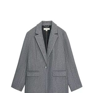Women's Gray one button blazer